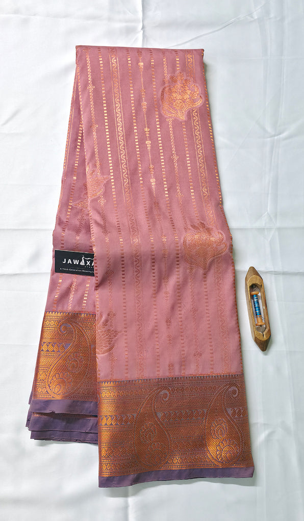 Pinkish Red Vairaoosi Saree